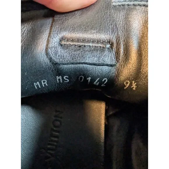 LOUIS VUITTON LV Damier High Top Sneakers Double Zip Black 9.5 Lace Up - Picture 5 of 14